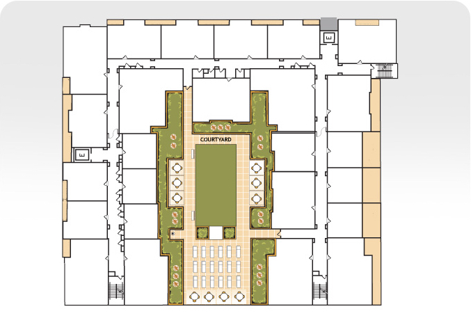 Sterling House first floor site map